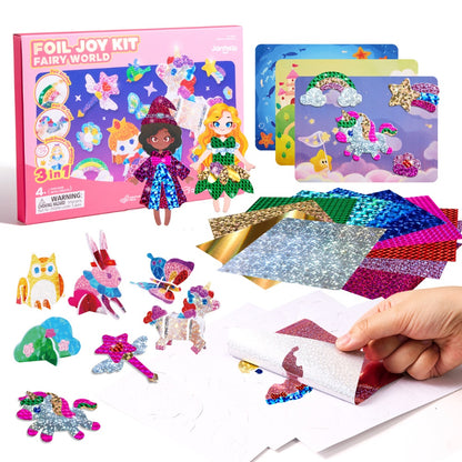 Jar Meló - Foil Arts & Crafts Set - Peel & Stick Activity - Fairy World