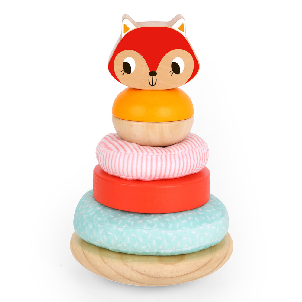 TookyToy - Fox Stacking Tower Activity Toy - Motherhood