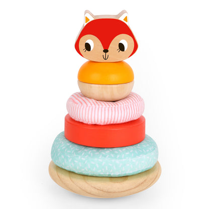 TookyToy - Fox Stacking Tower Activity Toy - Motherhood