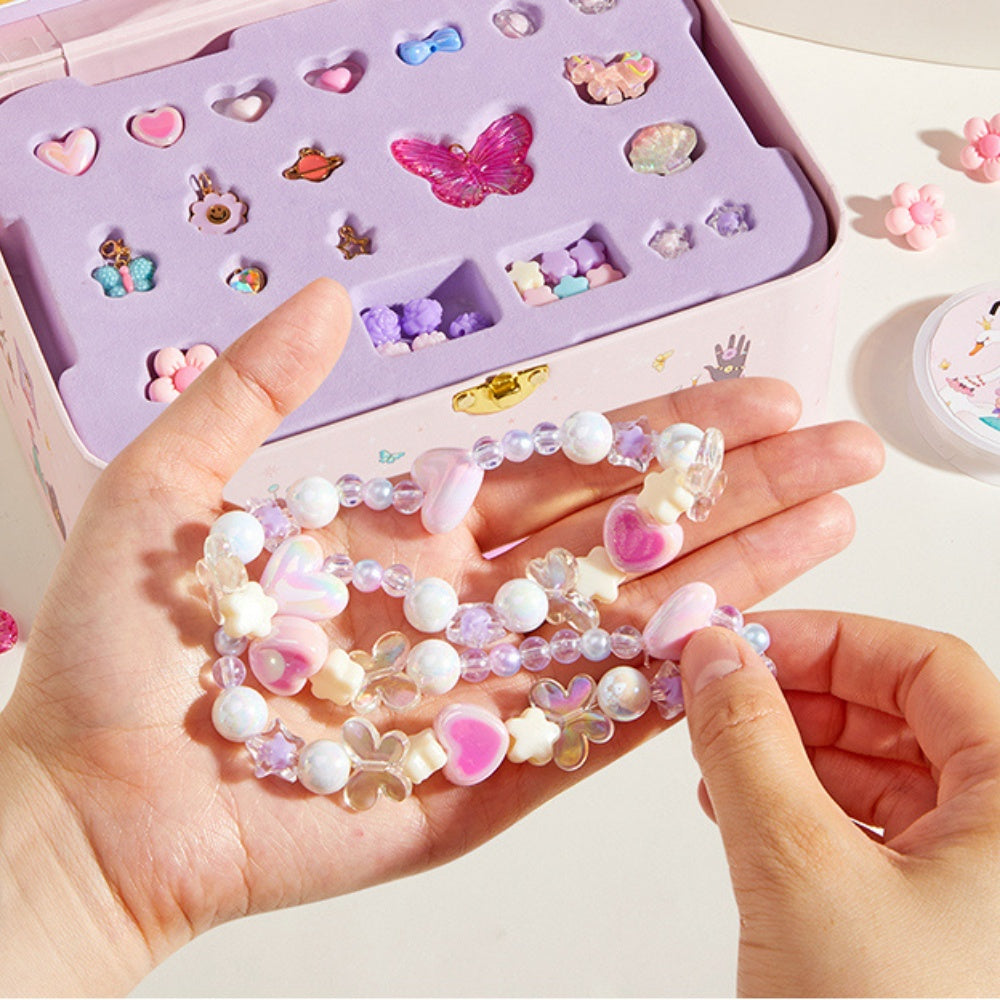 Mideer - Charm Bracelet Making Kit & Jewellery Box for Kids