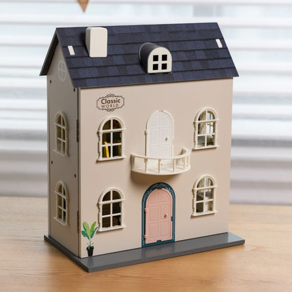 Classic World - Pretend & Play - Vintage Wooden Dollhouse