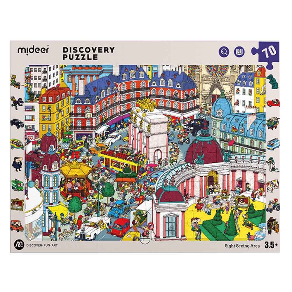Mideer - Big City Small City Discovery Puzzle: 70 Pieces
