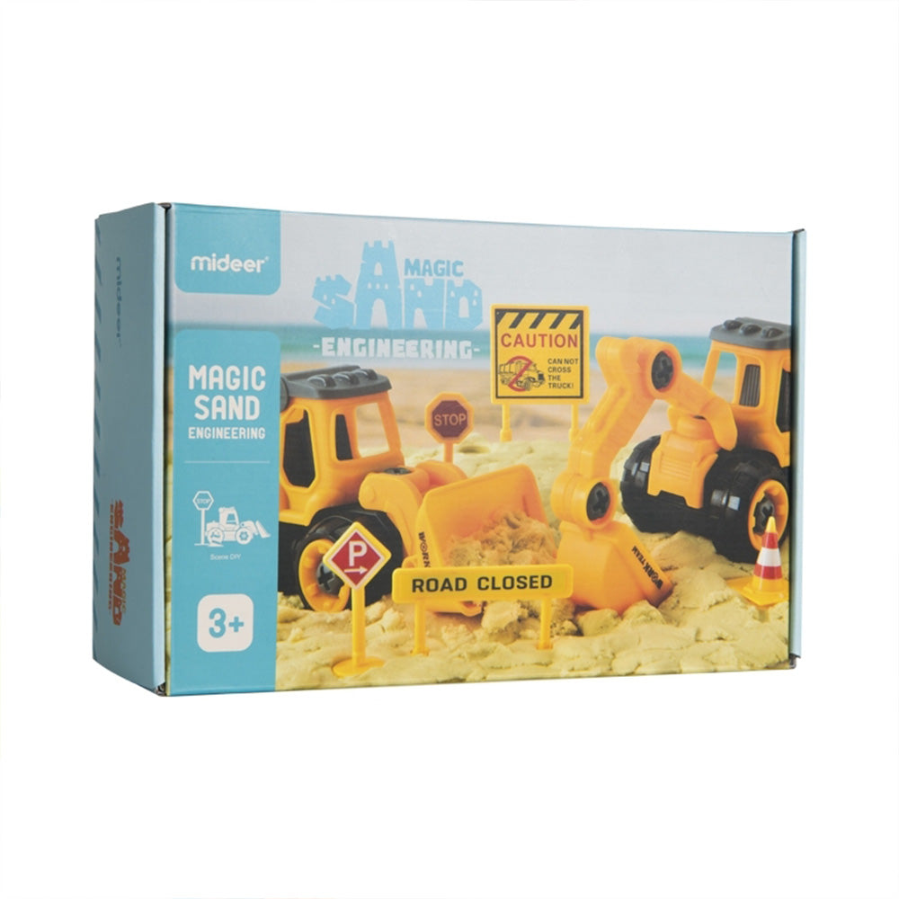 Mideer - Beach & Sand Toy Set - Construction Site - 12 Pieces
