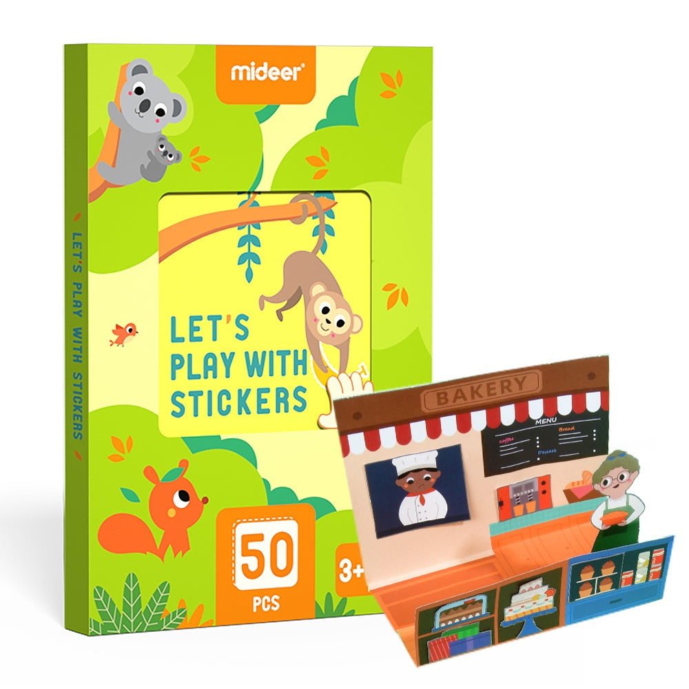 Mideer - Let's Play with Stickers - Beginner Level