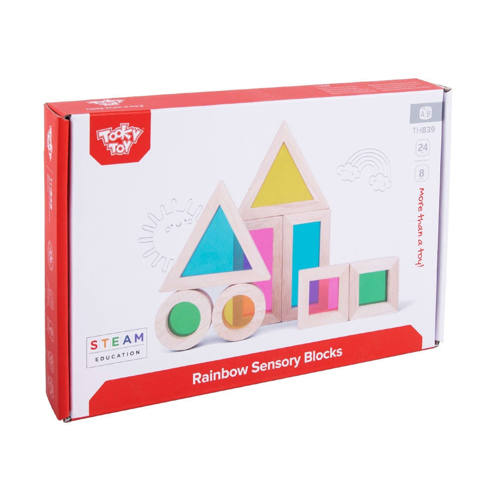TookyToy - Rainbow Sensory Blocks