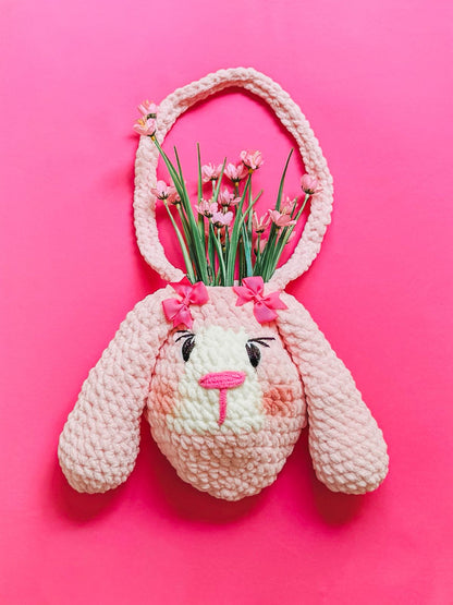 Crochet Bunny Basket