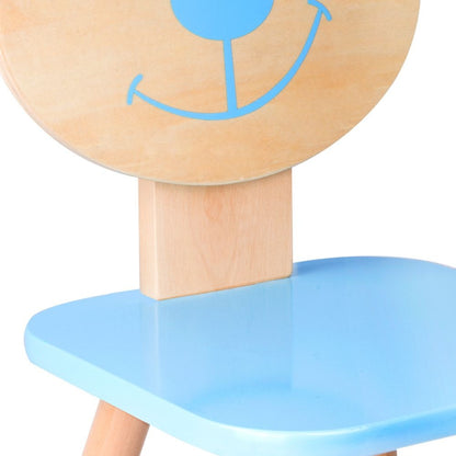 Classic World - Bear Chair for Kids - Blue