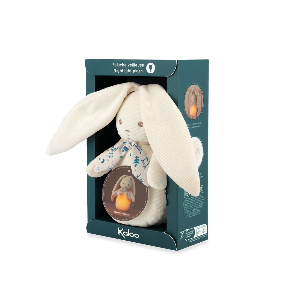 Kaloo - Cream Rabbit Night Light Soft Toy