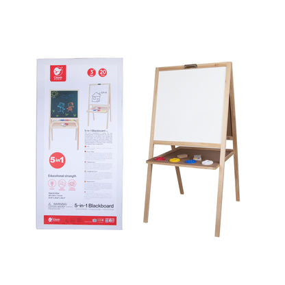 Classic World - 5-in-1 - Blackboard & Whiteboard Art Easel - 58 x 4 x 116 cm