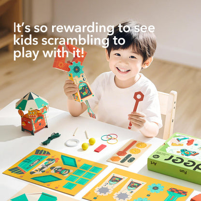 Mideer - DIY Kids Science Kit - Mechanics: Build Your Own Moving Models