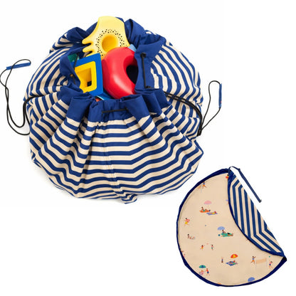Play&Go - 3-in-1 Outdoor Playmat & Toy Bag - Beach