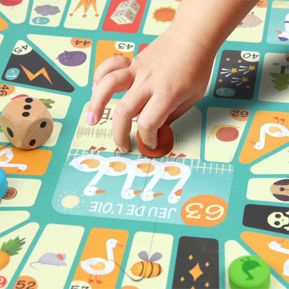 Mideer - Board Game 2-Sided - Ludo Trip