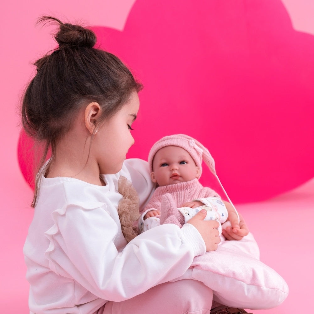 Llorens - Anatomically Correct Baby Girl Doll with Clothing: Bimba - 35cm