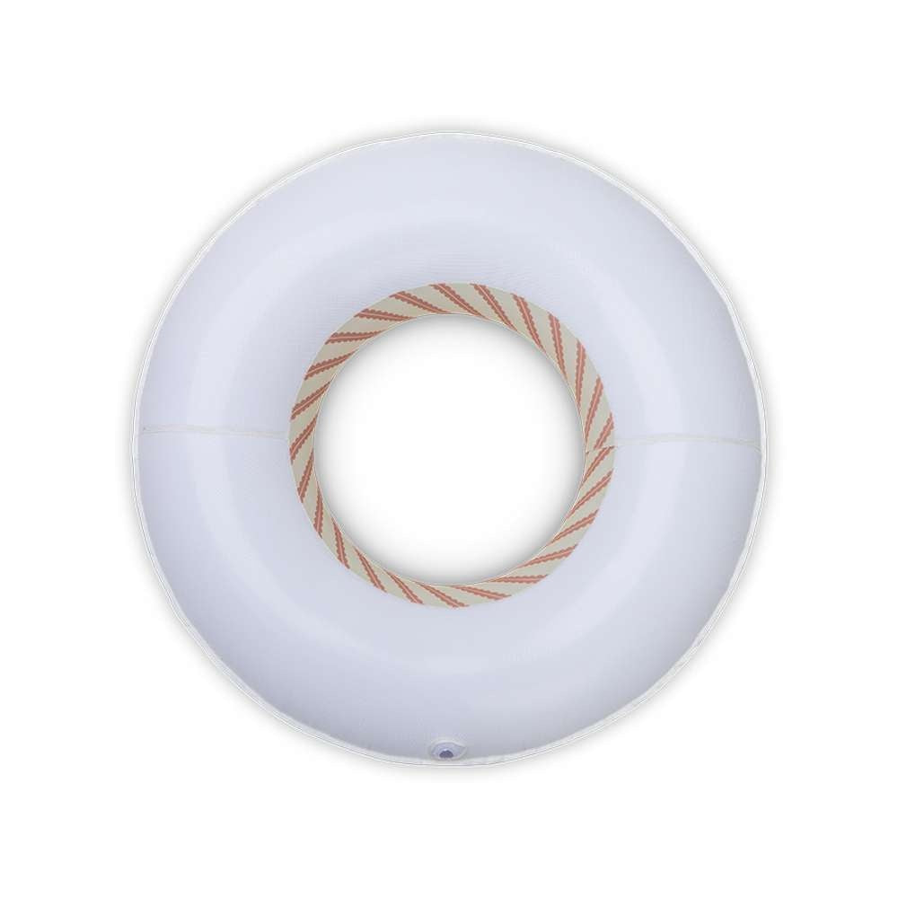 Swim Essentials - Swim Ring with Luxe Fabric Cover - Saint Tropez 120cm