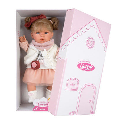 Llorens - Baby Girl Doll with Clothing & Accessories: Julia - 42cm (Mechanism Optional)