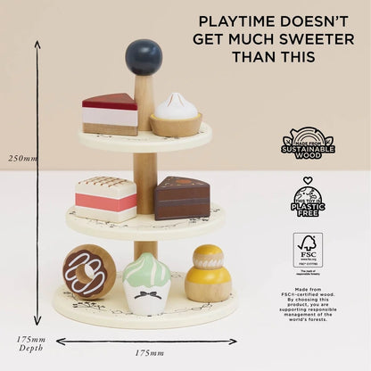 Le Toy Van - Three Tier Cake Stand - 8pcs