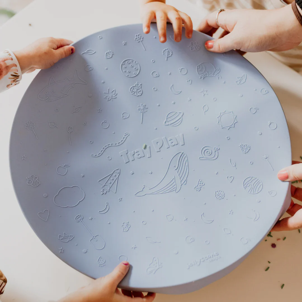 Jellystone Designs - Sensory Tray Play with Illustrated Silicone Lid