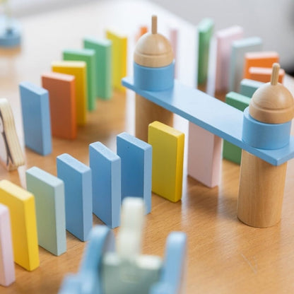 Classic World - Ocean Dominoes - Wooden Activity Set - 100 Pieces