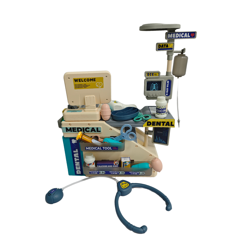 Cogo - Pretend & Play Doctor Set - Medical Desk - 45 Pieces