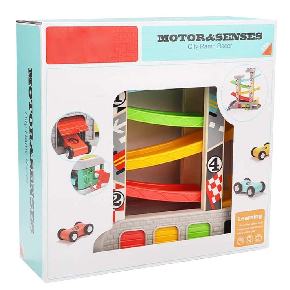 TopBright - City Ramp Racer - 4 Tracks & Parking - 3pcs