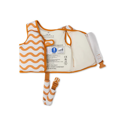 Swim Essentials - Swimming Vest - Flow Orange/White 3-6 Years
