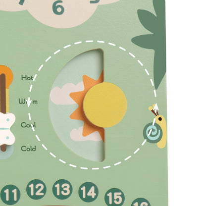 Classic World - Vintage Wooden Calendar