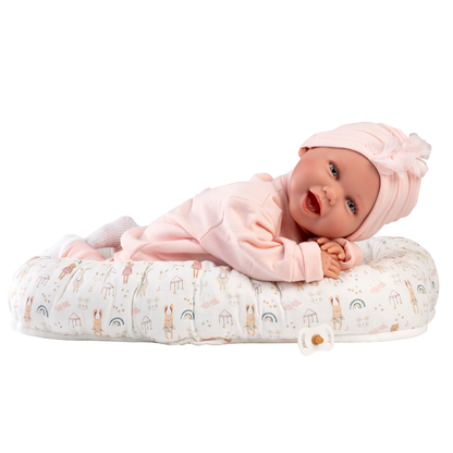 Llorens - Baby Girl Doll with Clothing & Cushion: Mimi - 42cm