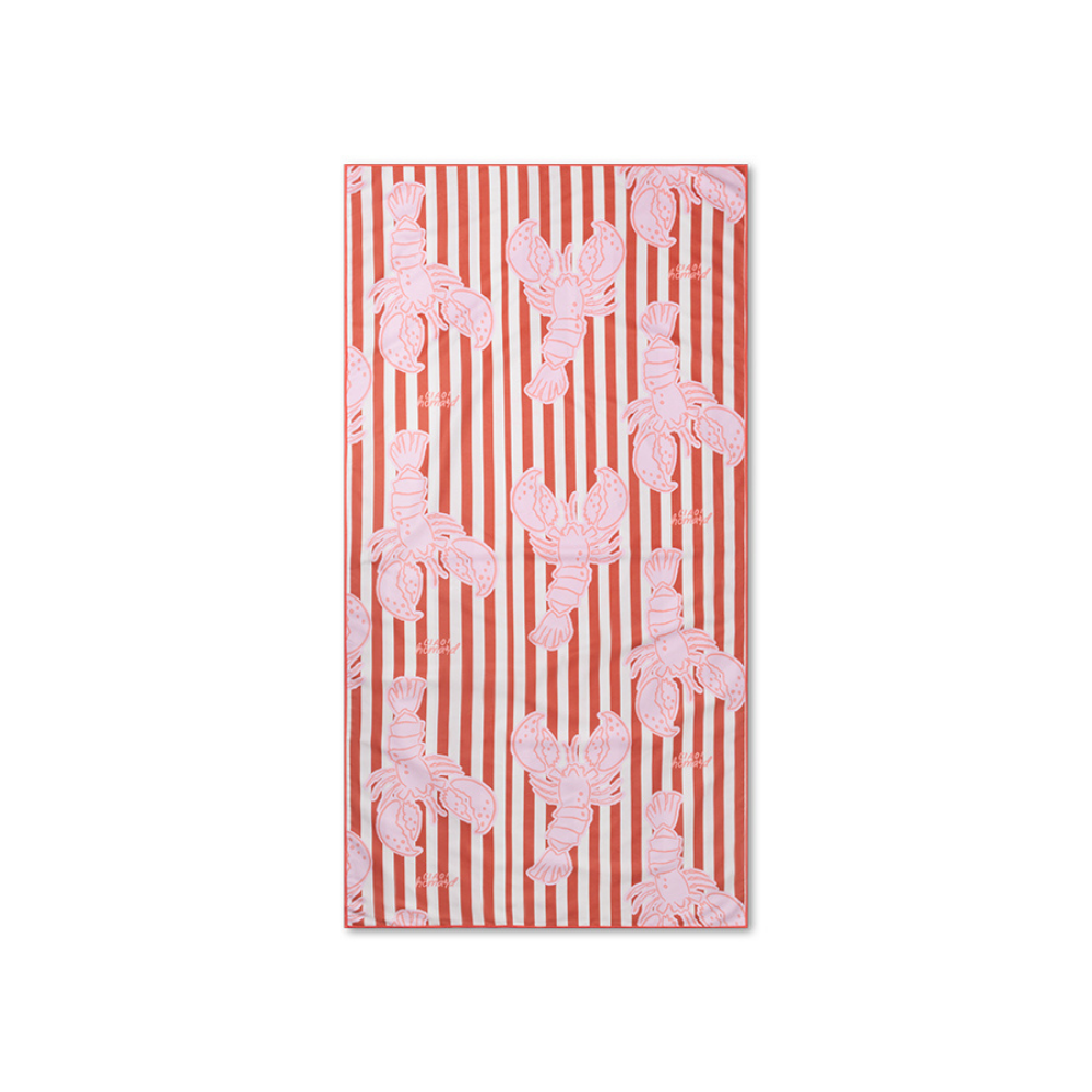 Swim Essentials - Microfiber Beach Towel - Lobster Bay - 135x65 cm