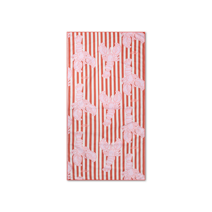 Swim Essentials - Microfiber Beach Towel - Lobster Bay - 135x65 cm