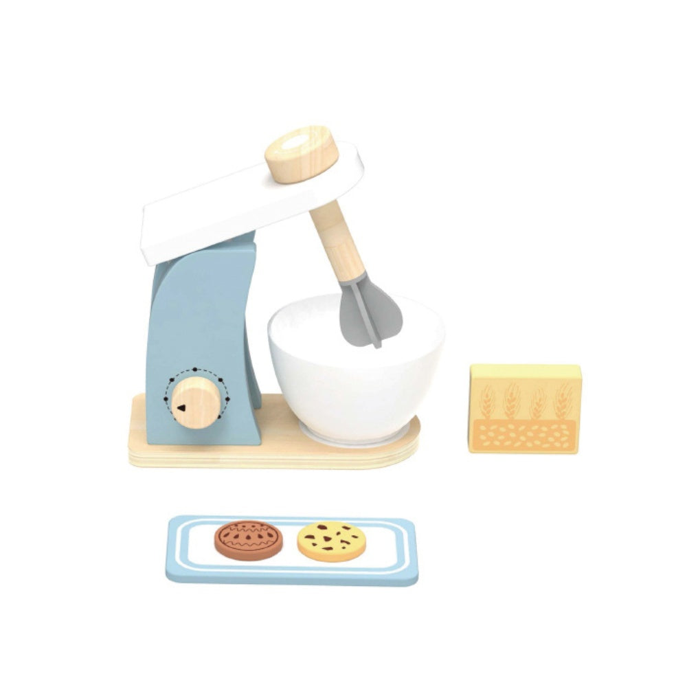 hi Pando - Pretend & Play - Wooden Baking Mixer Set - 6pcs