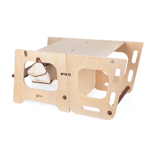 Classic World - 3-in-1 Convertible Helper Tower - Wooden Learning Tower - 48.5 x 51 x 90cm