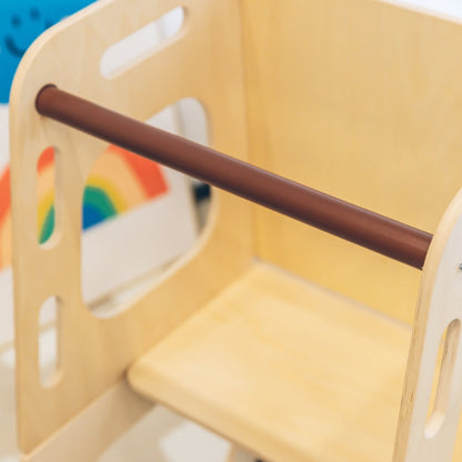 Classic World - 3-in-1 Convertible Helper Tower - Wooden Learning Tower - 48.5 x 51 x 90cm