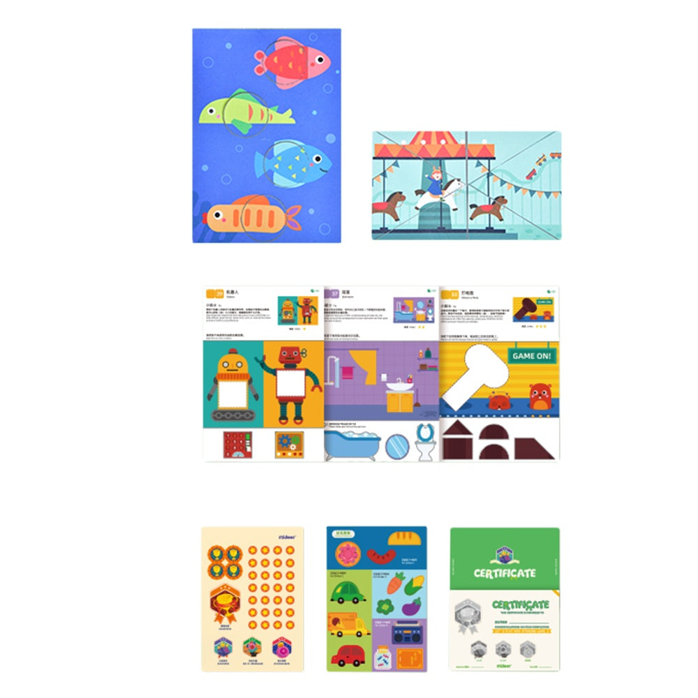 Mideer - Let's Play with Stickers - Intermediate Level