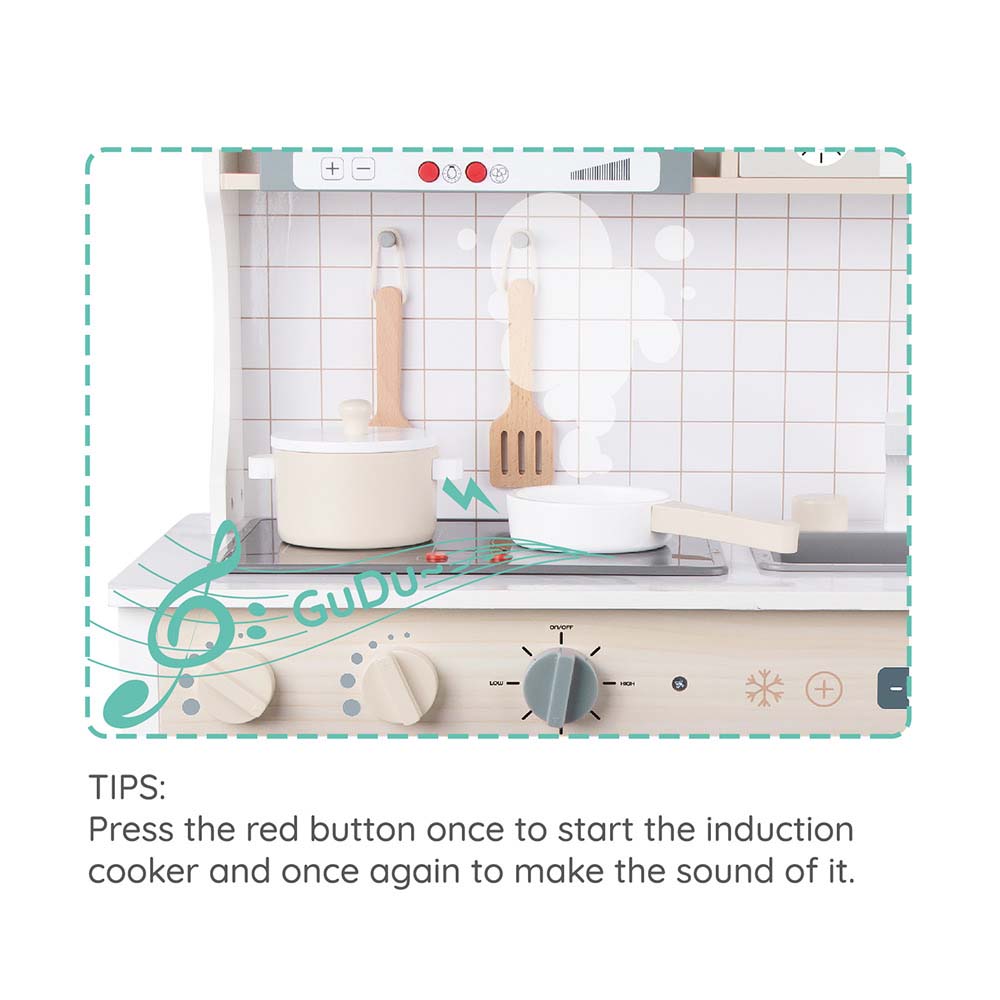 Classic World - Pretend & Play - White Modern Kitchen