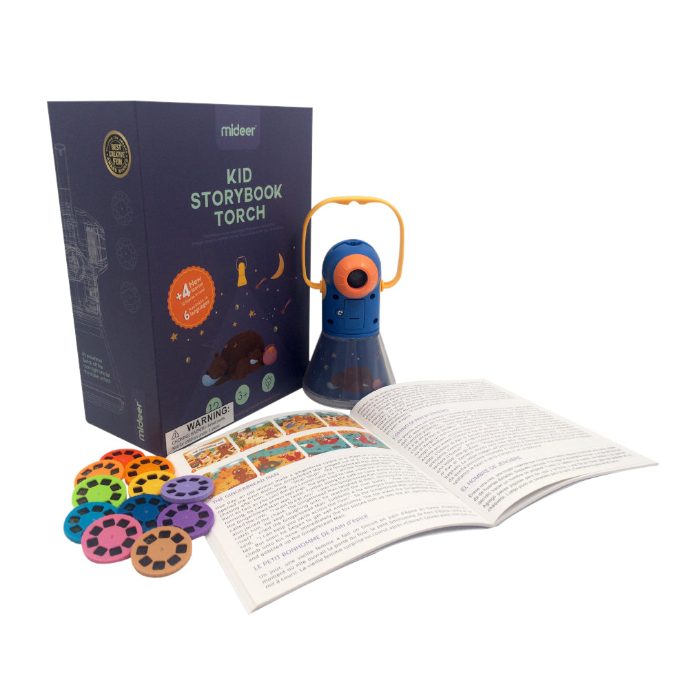 Mideer - Children's Storybook Torch with 12 Stories