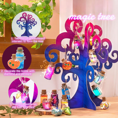 Jar Meló - Magical Potions Making Kit - DIY Fairy Potion Bottles Craft Activity for Kids