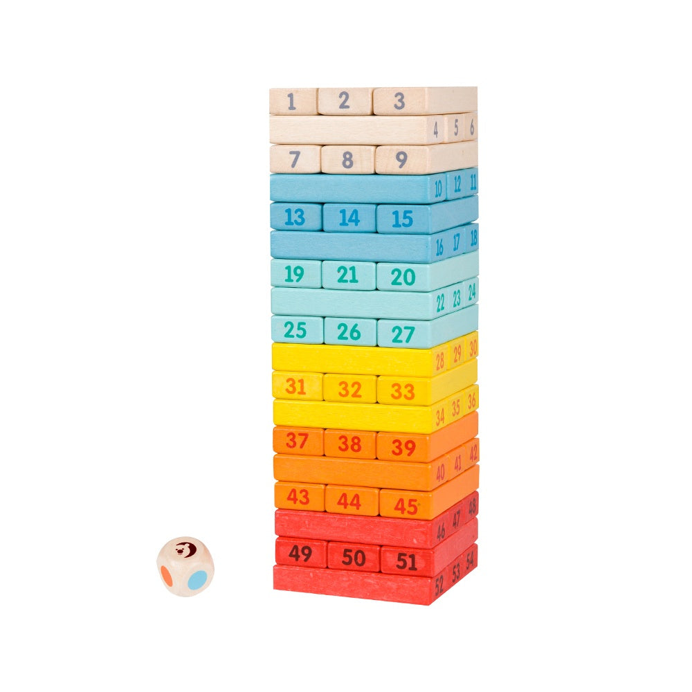 Classic World - Deluxe Colourful Stacking Game - 55pcs