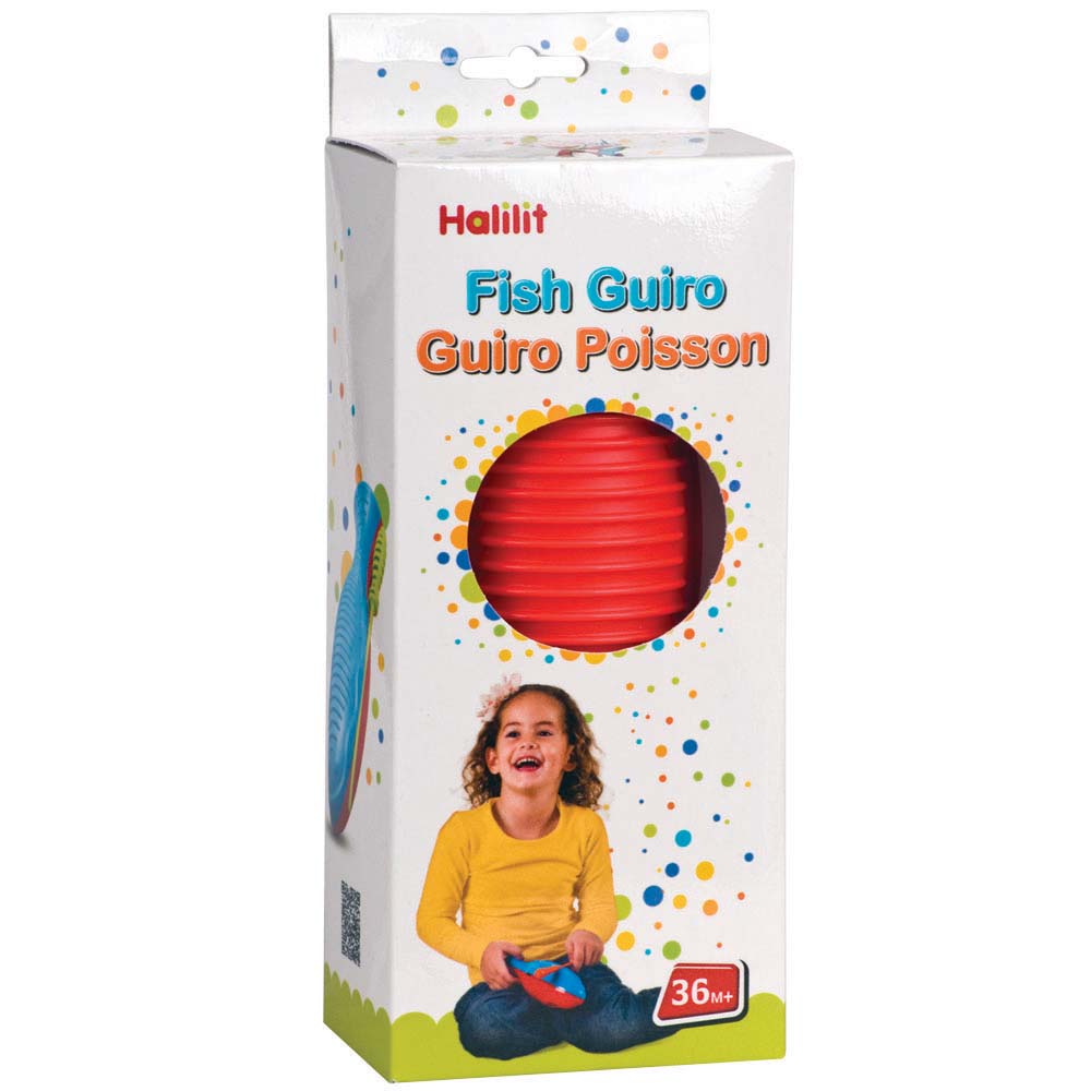 Halilit - Music Instrument for Babies & Toddlers - Fish Guiro