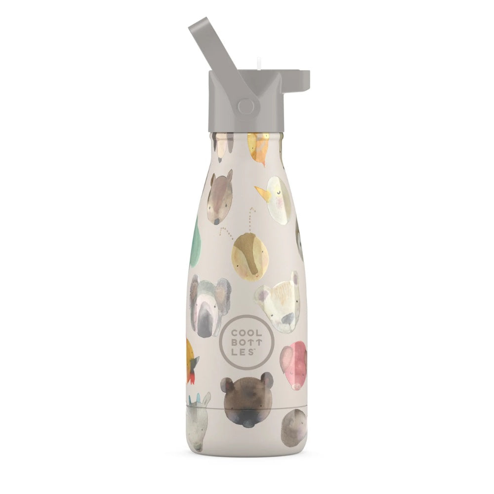 Cool Bottles - Kids Triple-Insulated Water Bottle - Tiny Creatures 260ml