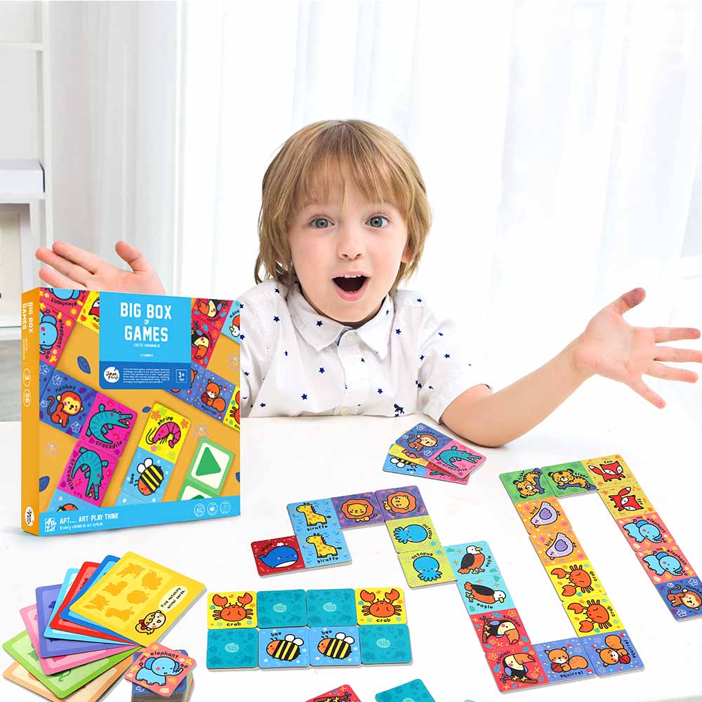 Jar Meló - My First Educational Game Set - 3-in-1 Memory, Dominoes & Bingo
