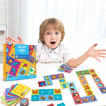 Jar Meló - My First Educational Game Set - 3-in-1 Memory, Dominoes & Bingo