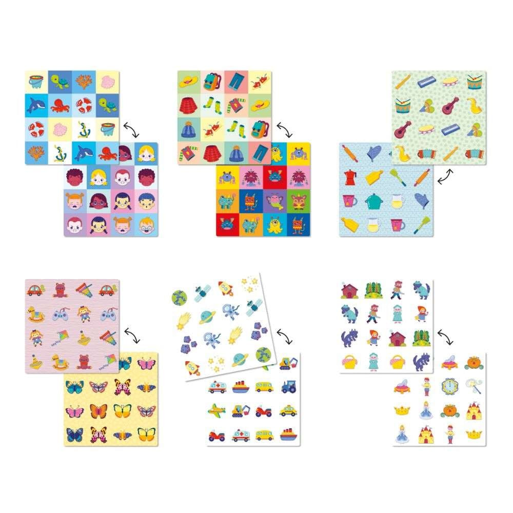 Quercetti - Fanta Memo Bee Memory Game - Nature-Themed Matching Cards for Kids