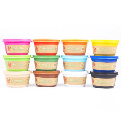 Jar Meló - Modeling Dough - Non-toxic and Safe for Kids - 12 Colours