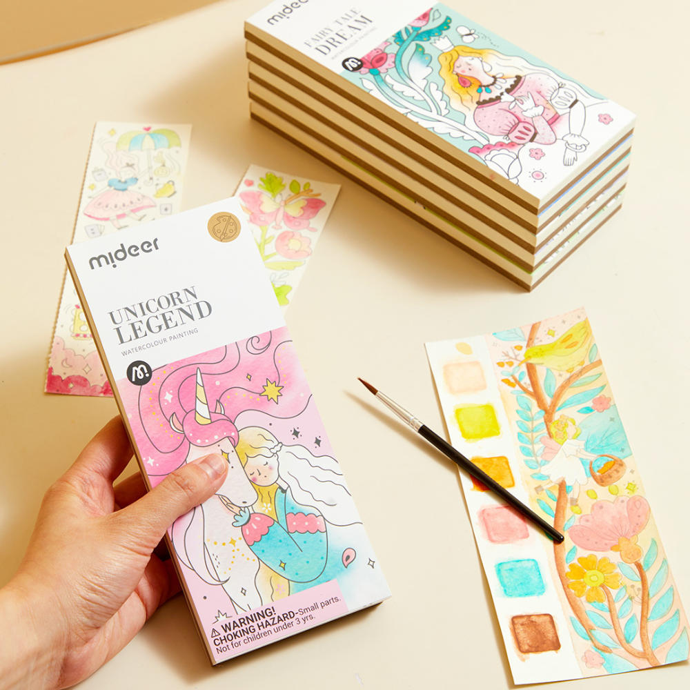 Mideer - Watercolour Painting Set - Travel Size - Unicorn Legend