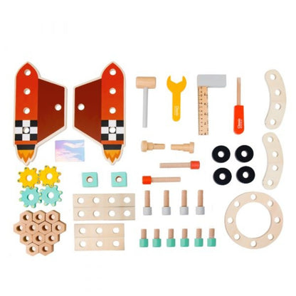 Classic World - Pretend & Play - Rocket Workbench & Tool Set