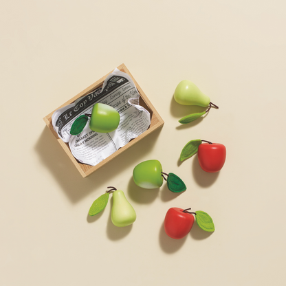Le Toy Van - Wooden Orchard Fruits Food Crate - 8pcs
