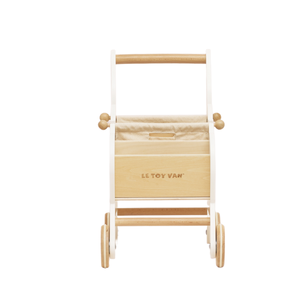 Le Toy Van - Wooden Shopping Grocery Trolley & Bag