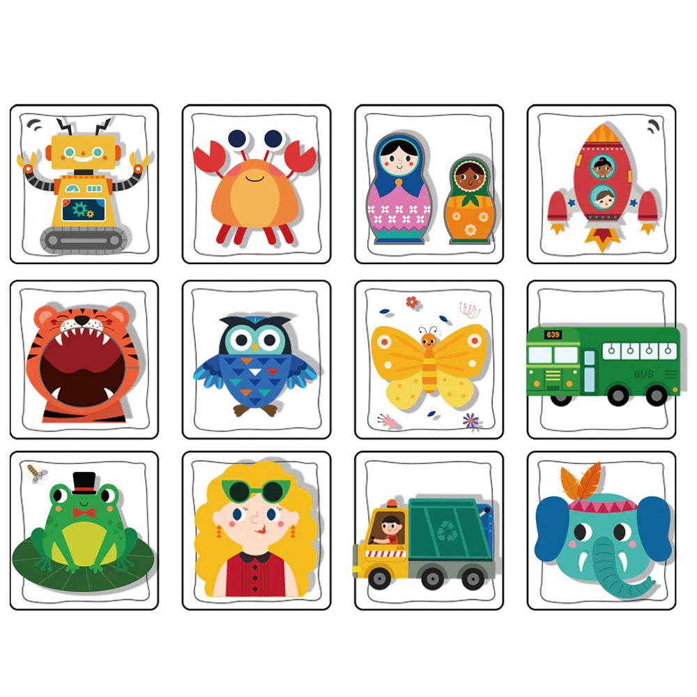 Mideer - Let's Play with Stickers - Intermediate Level
