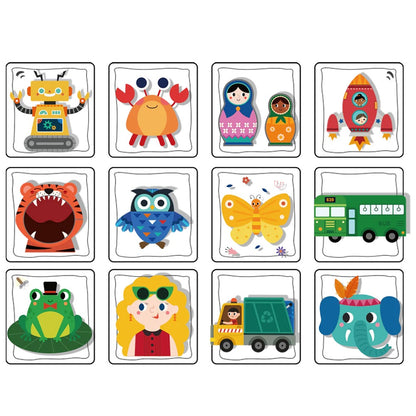 Mideer - Let's Play with Stickers - Intermediate Level