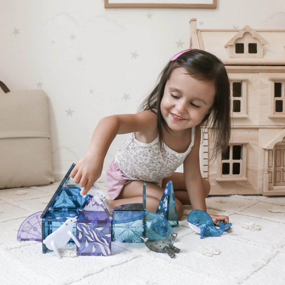 Magna-Tiles - Magnetic Construction Set - Arctic Animals Set - 25pcs